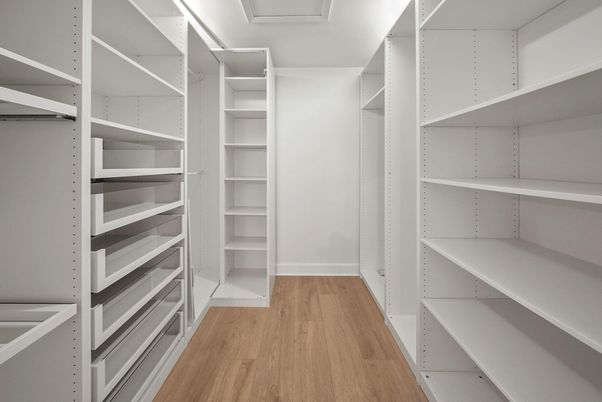 Interior, Walk-in Closets, Wood Texture Flooring