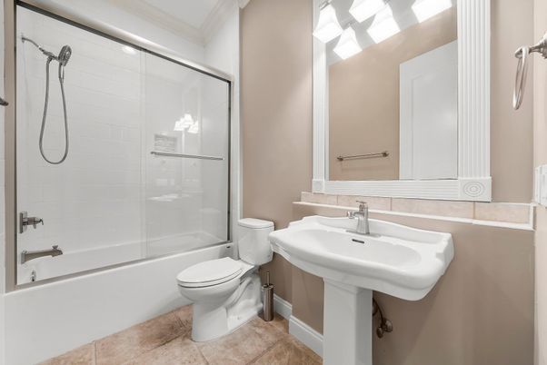 Bathroom, Glass Shower, Interior
