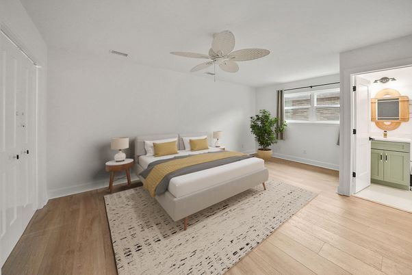 Bedroom, Interior, Wood Texture Flooring