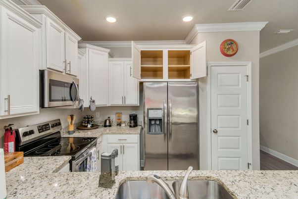Interior, Kitchen, Recessed Lighting, Stainless Steel Appliances