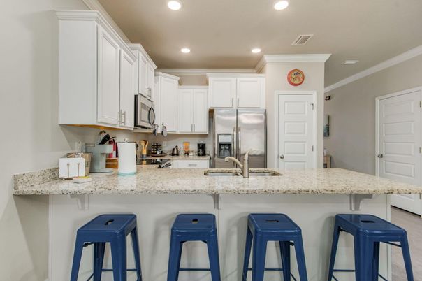 Interior, Kitchen, Recessed Lighting, Stainless Steel Appliances