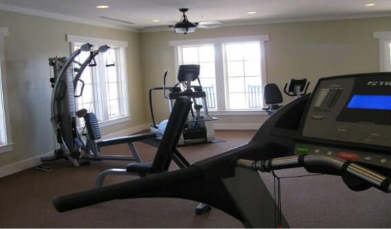 Fitness Equipment, Interior, Recessed Lighting