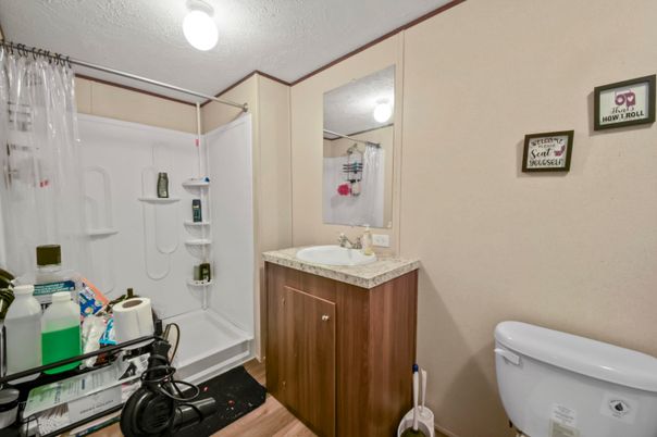 Bathroom, Interior, Wood Texture Flooring