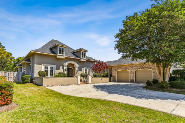Attached, Backyard, Exterior, Facade, Mediterranean