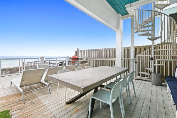 Exterior, Water, Wood Texture Flooring