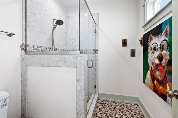 Bathroom, Glass Shower, Interior