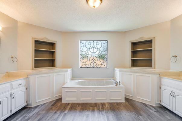 Bathroom, Interior, Wood Texture Flooring