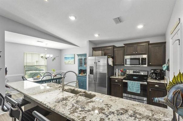 Interior, Kitchen, Recessed Lighting, Stainless Steel Appliances