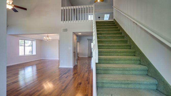 Chandelier, Interior, Wood Texture Flooring