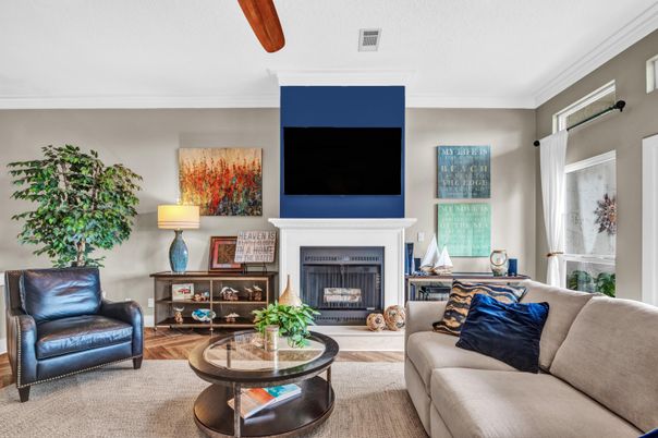Fireplace, Interior, Living room, Wood Texture Flooring