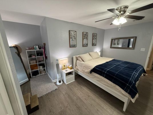 Bedroom, Interior, Wood Texture Flooring