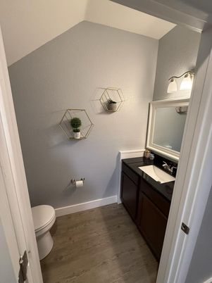 Bathroom, Interior, Wood Texture Flooring