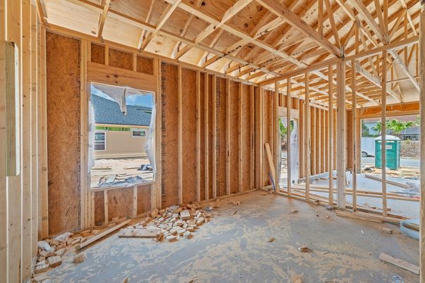 Empty room, Interior, Wooden Beams, Wooden Ceilings, Wooden Walls
