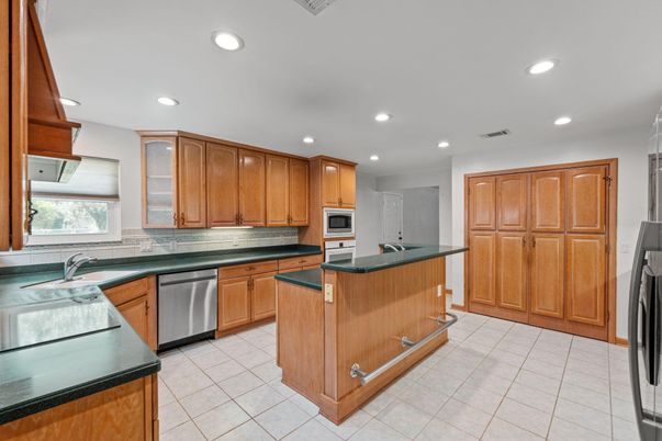 Interior, Kitchen, Recessed Lighting, Stainless Steel Appliances