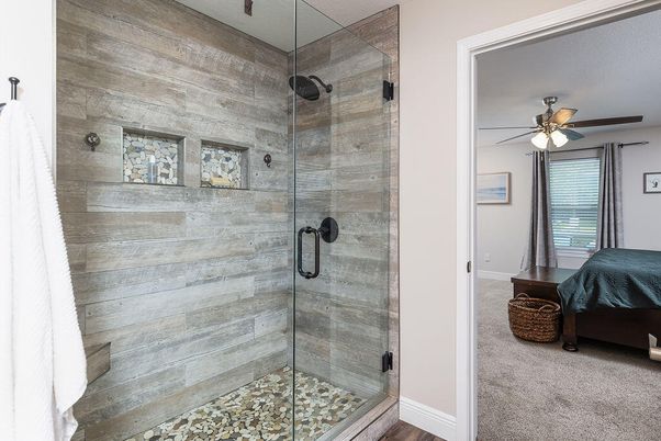 Bathroom, Glass Shower, Interior