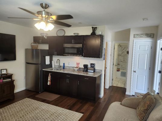 Interior, Kitchen, Wood Texture Flooring