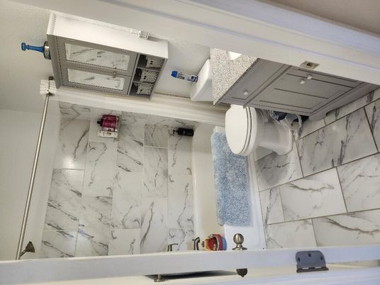 Bathroom, Interior, Marble Walls