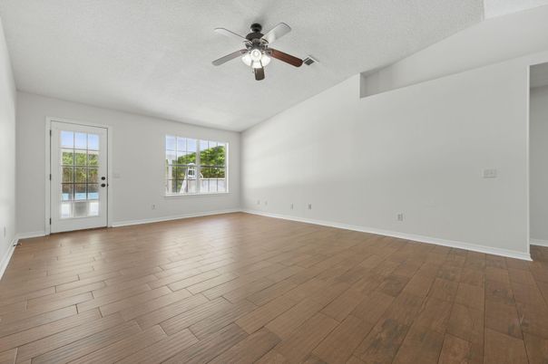 Empty room, Interior, Wood Texture Flooring