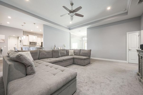 Interior, Kitchen, Living room, Pendant Lights, Recessed Lighting