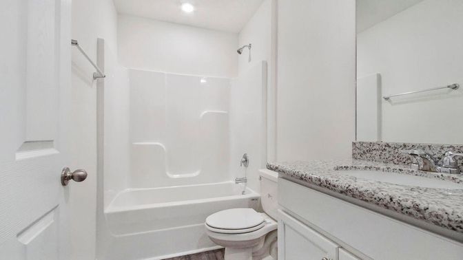 Bathroom, Interior, Recessed Lighting