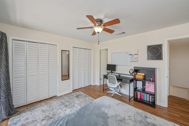 Home Office, Interior, Wood Texture Flooring