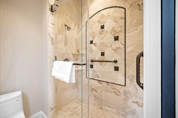 Bathroom, Glass Shower, Interior