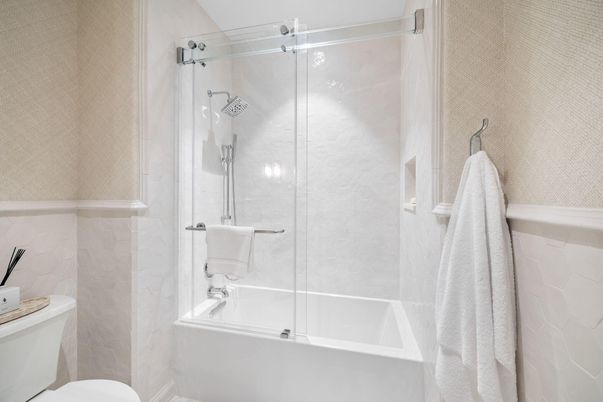 Bathroom, Glass Shower, Interior