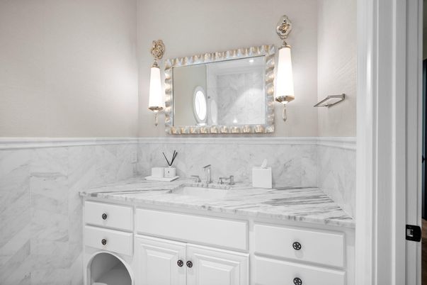 Bathroom, Interior, Marble Walls
