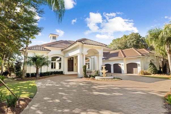 Attached, Backyard, Exterior, Facade, Mediterranean