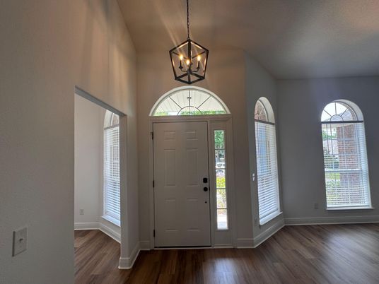 Chandelier, Interior, Pendant Lights, Wood Texture Flooring