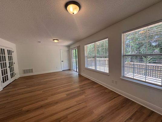 Empty room, Interior, Wood Texture Flooring