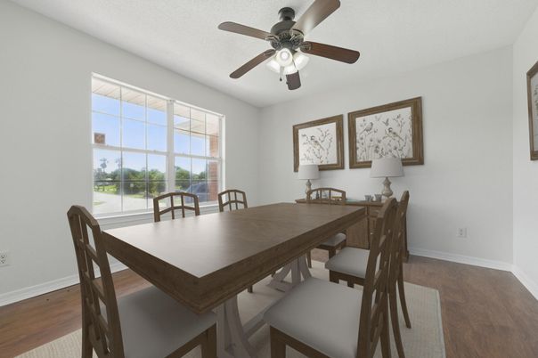 Dining room, Interior, Wood Texture Flooring