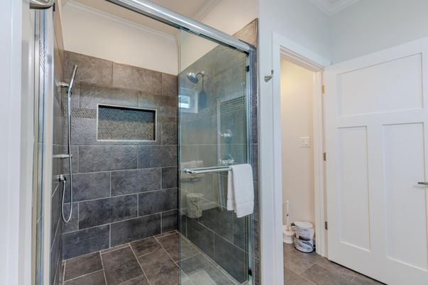 Bathroom, Glass Shower, Interior