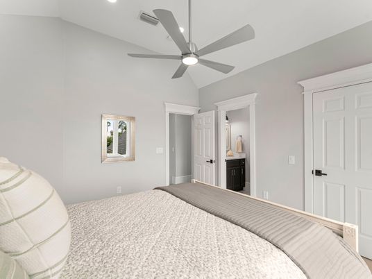 Bedroom, Interior, Recessed Lighting
