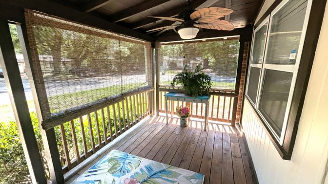 Interior, Sun Room, Wood Texture Flooring