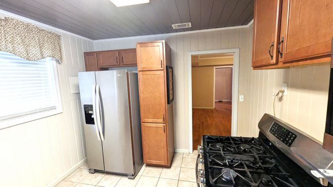 Interior, Kitchen, Wood Texture Flooring