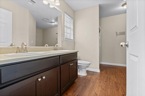 Bathroom, Interior, Wood Texture Flooring
