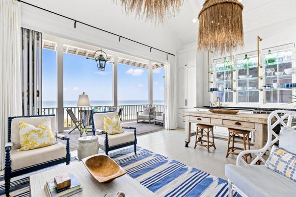 Interior, Living room, Recessed Lighting, Water, Wood Texture Flooring