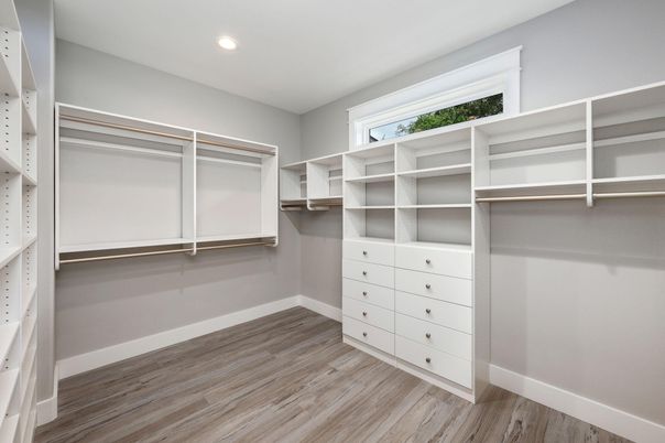 Interior, Recessed Lighting, Walk-in Closets, Wood Texture Flooring