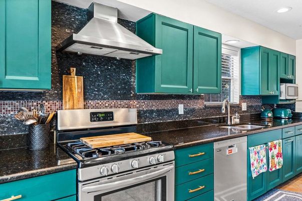 Interior, Kitchen, Recessed Lighting, Stainless Steel Appliances