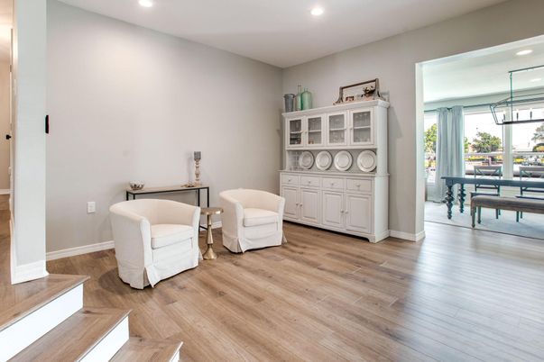Interior, Recessed Lighting, Wood Texture Flooring