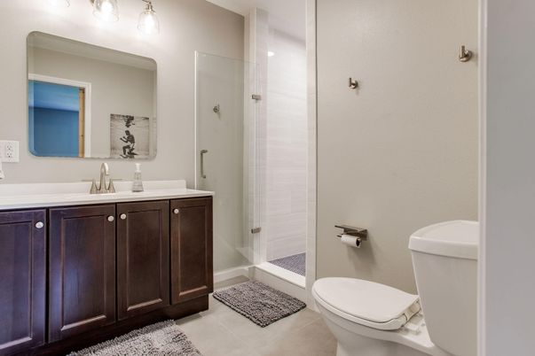 Bathroom, Glass Shower, Interior