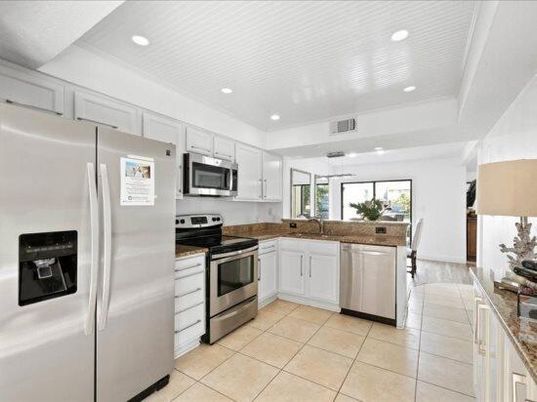 Interior, Kitchen, Recessed Lighting, Stainless Steel Appliances