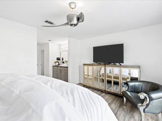 Bedroom, Interior, Wood Texture Flooring