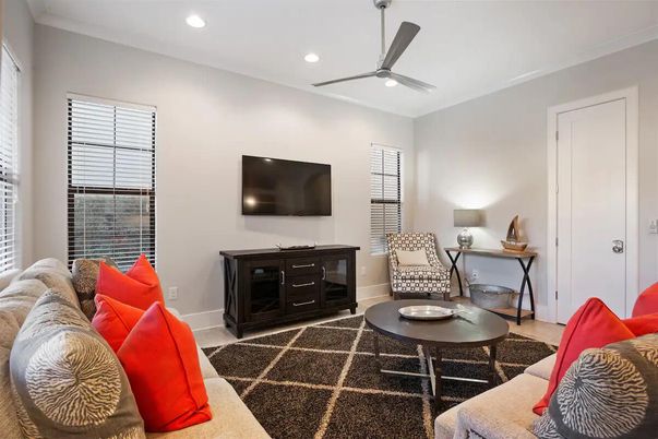 Interior, Living room, Recessed Lighting