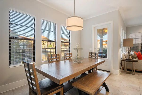 Dining room, Interior, Pendant Lights