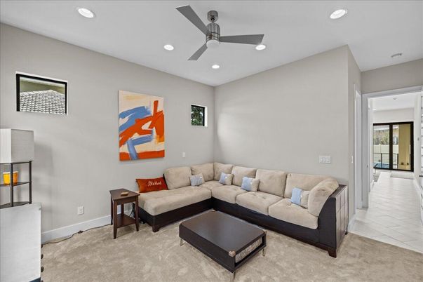 Interior, Living room, Recessed Lighting