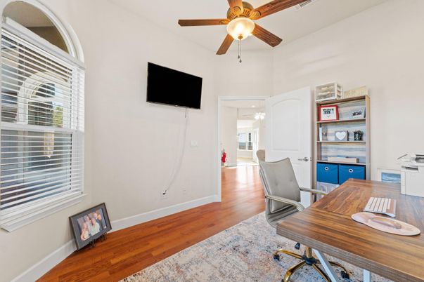 Home Office, Interior, Wood Texture Flooring