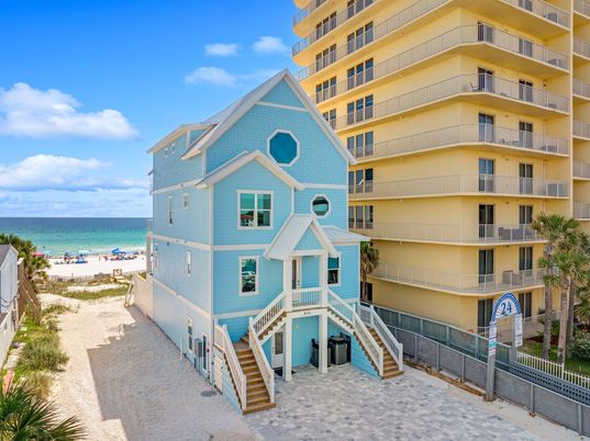 Exterior, Facade, Water, Condo Building