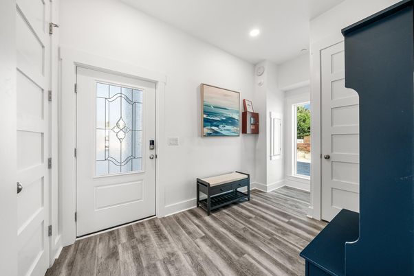 Interior, Recessed Lighting, Wood Texture Flooring
